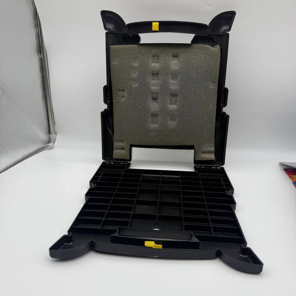 Vintage 1988 Galoob Micro Machines Black Semi Truck Rig Storage Carrying Case